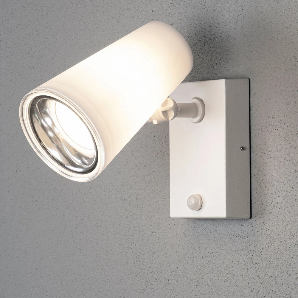 Projecteur extérieur LED Fano détecteur mouvement compatible avec système solaire