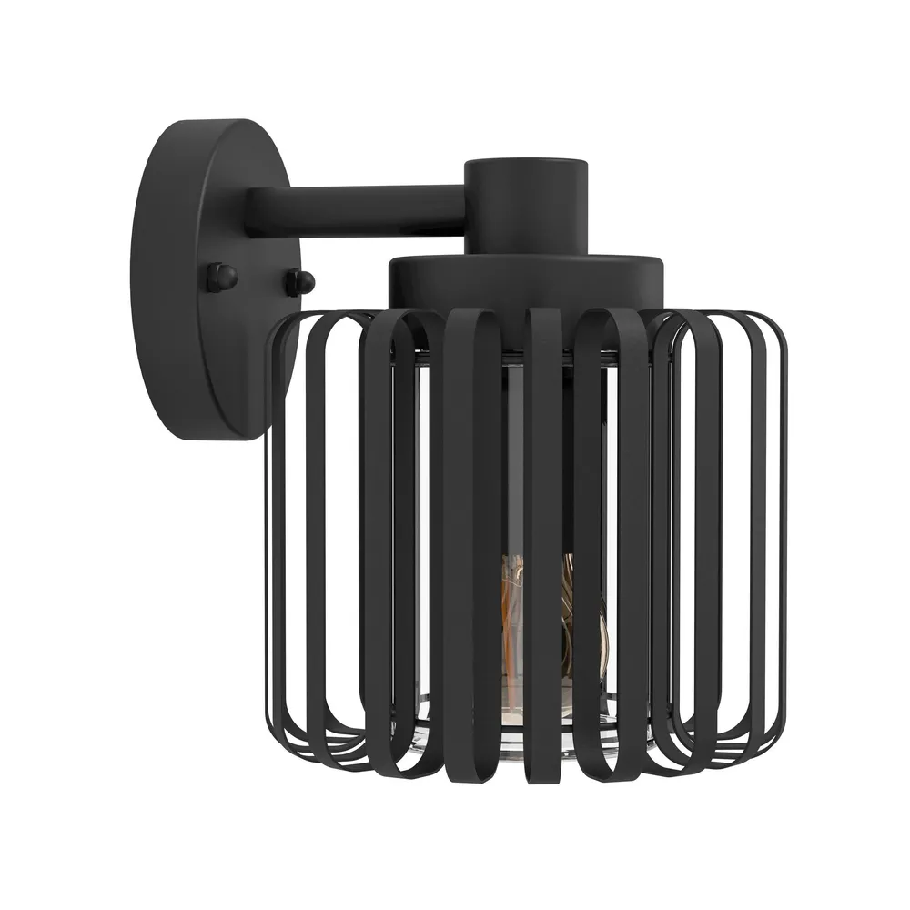 Spot encastrable Applique extérieure métal noir SELINUS E27 1X40W