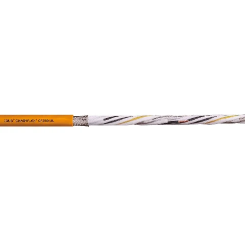 Igus CF210-UL-25-15-02-01 (14awg-4C+16awg-1STP) Stranded Bare Copper Shield TC Braid 1000V Chainflex CF210-UL VINYLE Servo...