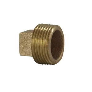 3 1/2" Red Laiton Cored Plug Fittings 80109-56