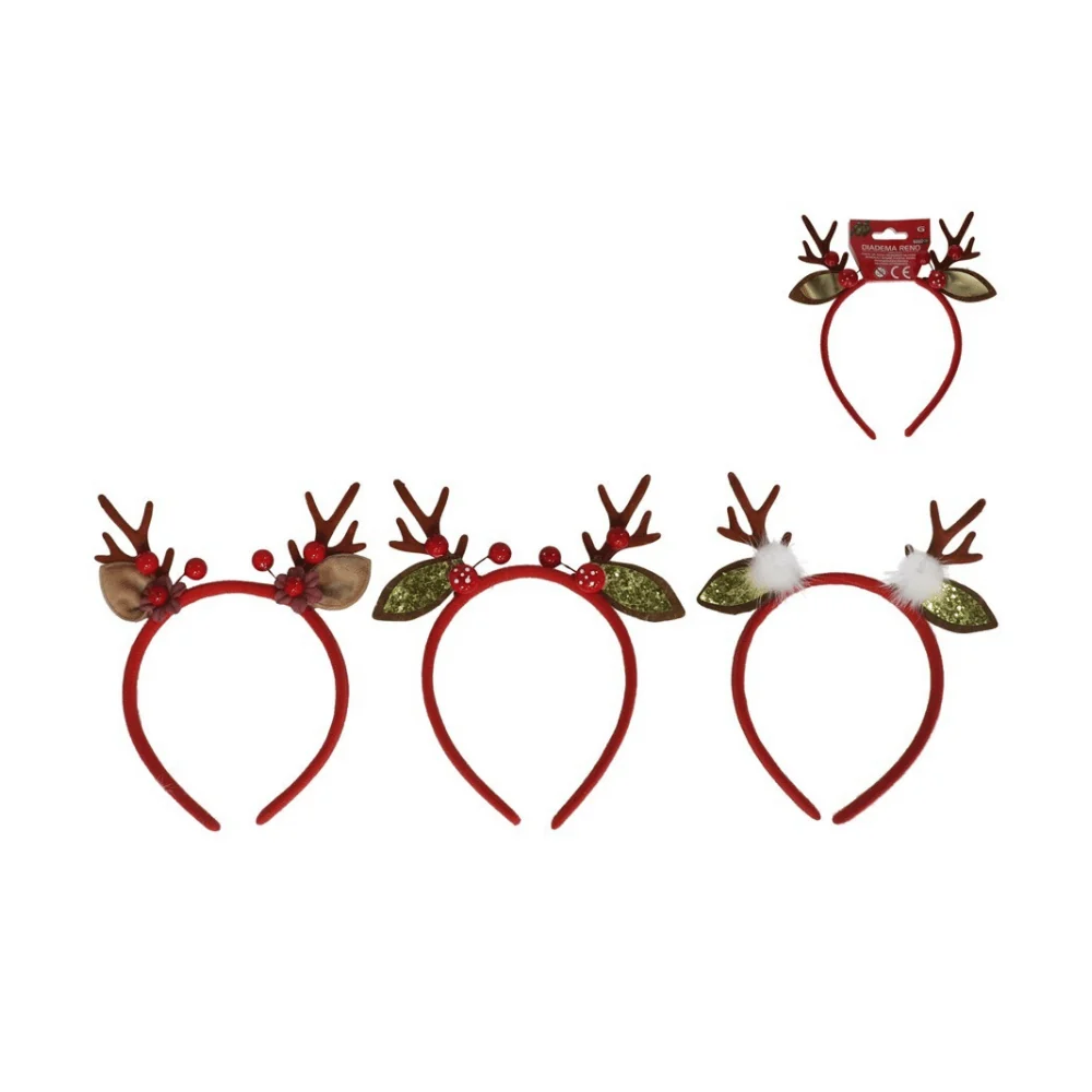 Serre-tête renne – Accessoire de Noël ludique et festif