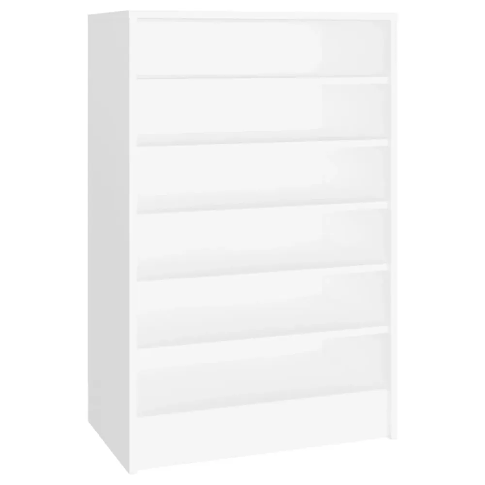 Armoire à chaussures range chaussures rangement meuble entrée couloir salon 60 x 35 x 92 cm bois d’ingénierie blanc 02_002...