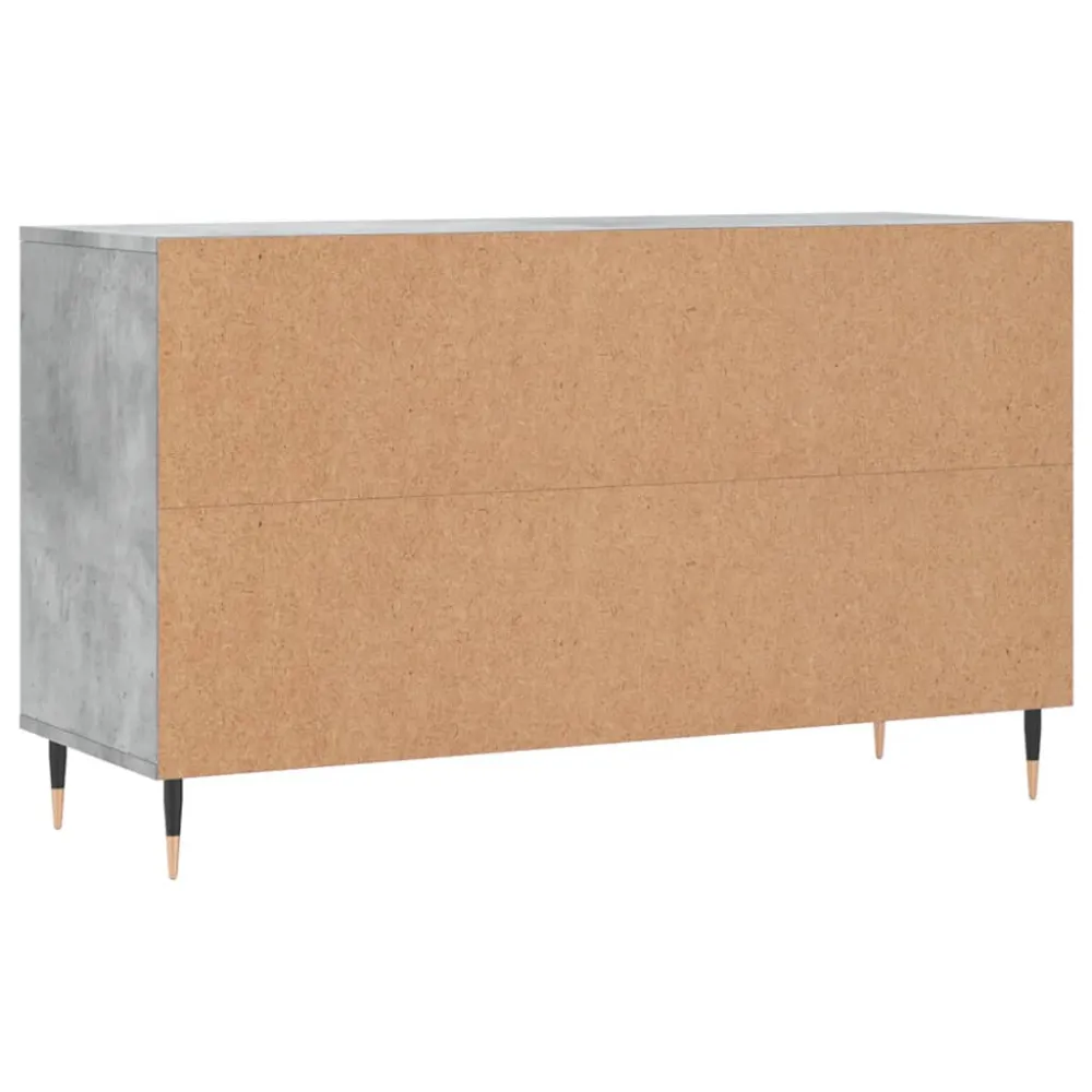 Armoire à chaussures range chaussures rangement meuble entrée couloir salon 102 x 36 x 60 cm bois d'ingénierie gris 02_002...