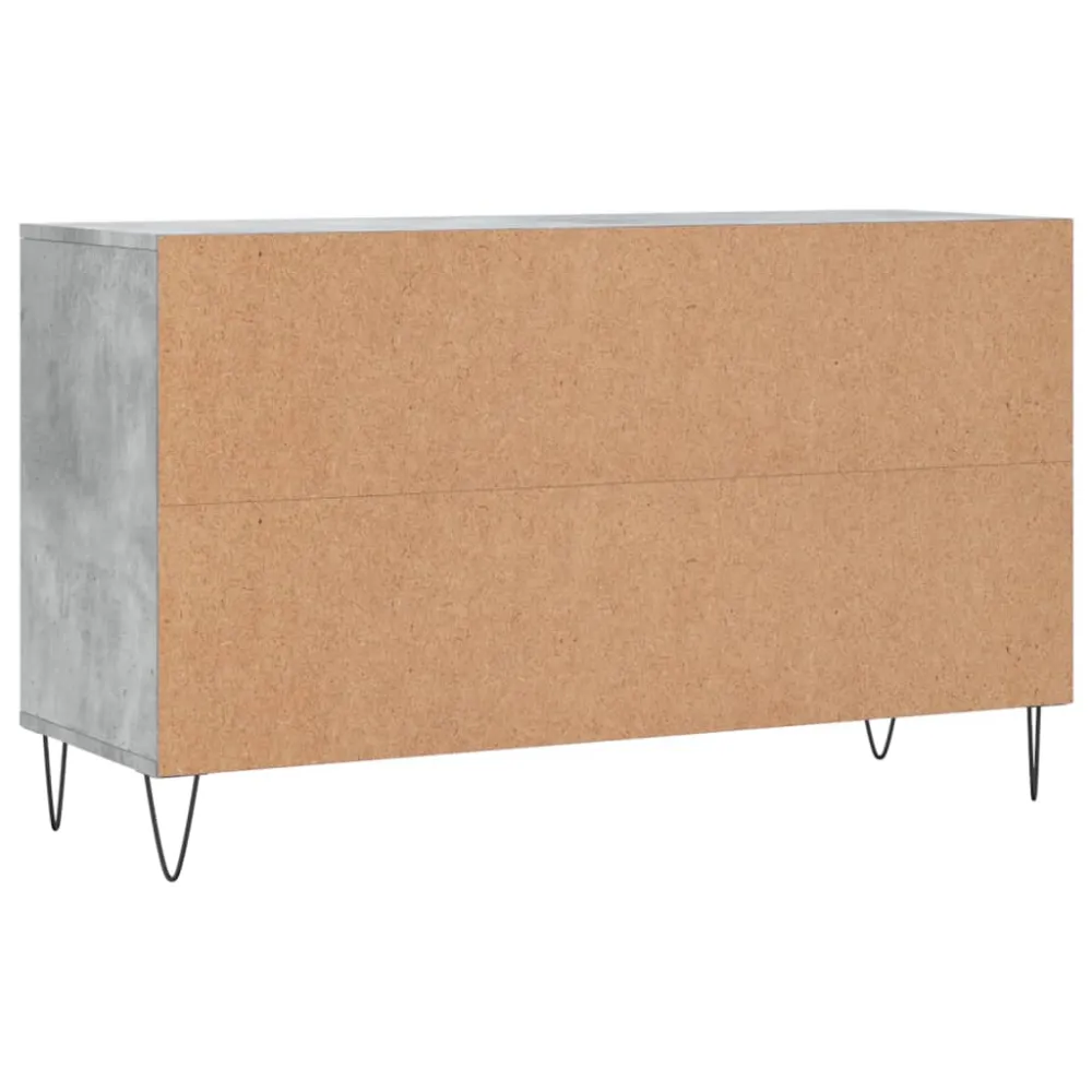 Armoire à chaussures range chaussures rangement meuble entrée couloir salon 102 x 36 x 60 cm bois d'ingénierie gris 02_002...