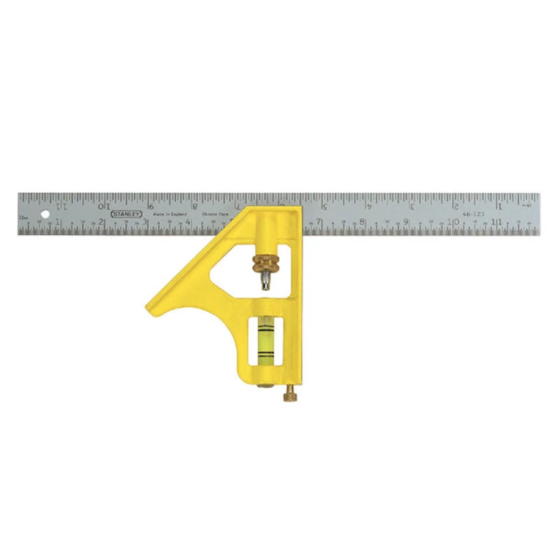 Equerre à combinaison die cast multi-usage STANLEY - 300 mm pour menuisiers et charpentiers