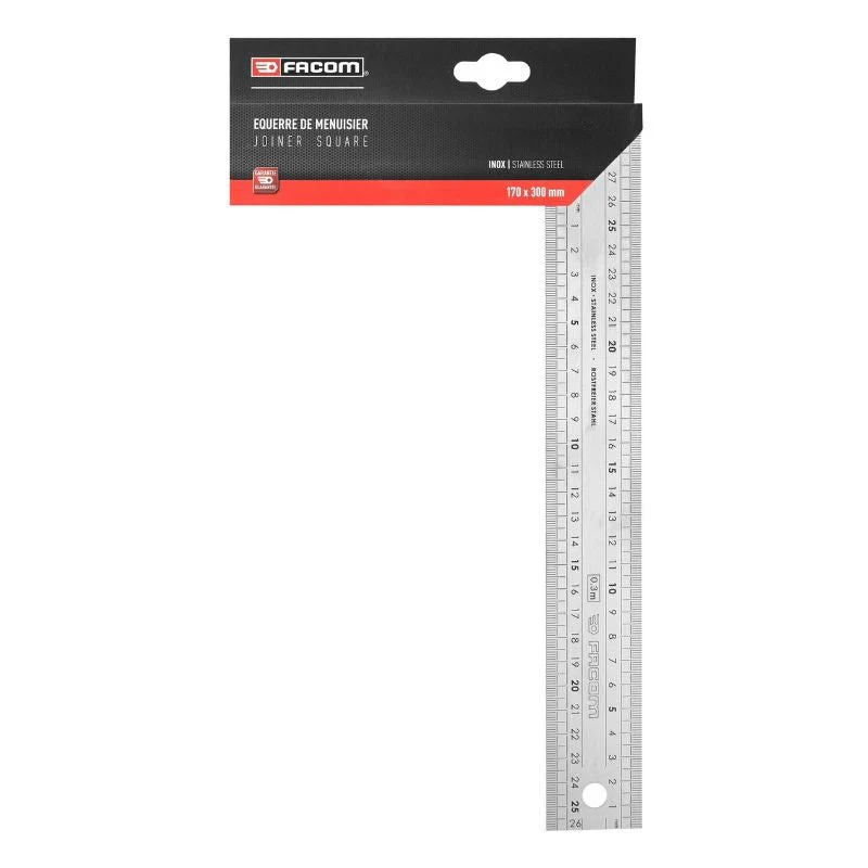 Équerre à onglet Equerre de menuisier FACOM 1223.03PB - Inox - 30x17cm