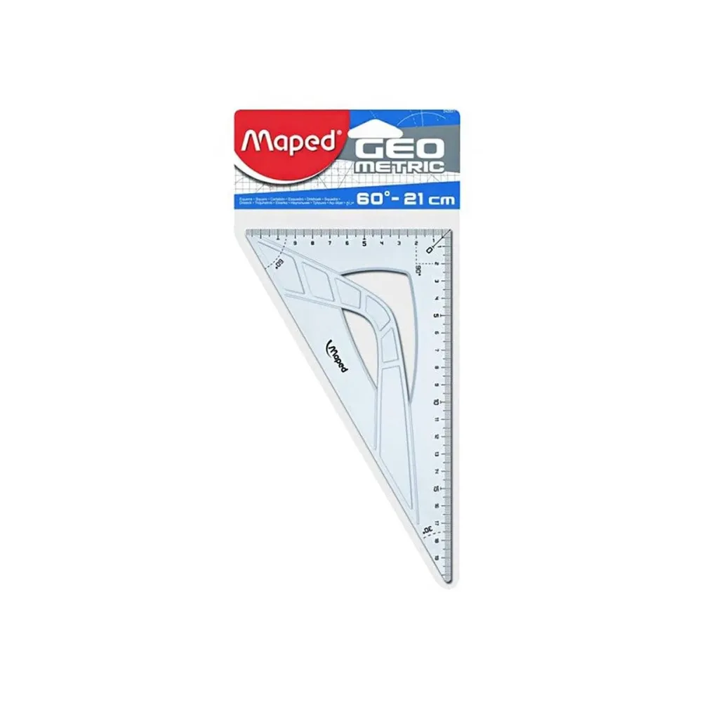Équerre à onglet Maped Geometric Equerre 60 degrés – Qualité & Prix chez Alpha55 – Pour une maison organisée et élégante