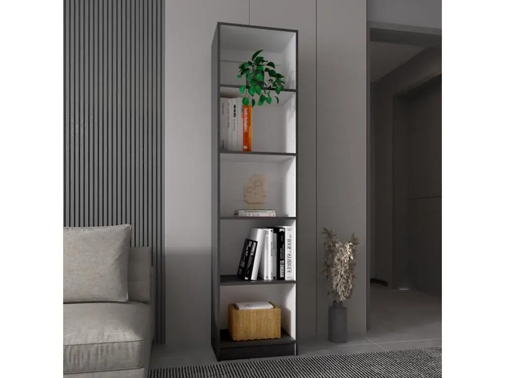 Bibliothèque Home Xs avec étagères à 5 niveaux et design élancé
