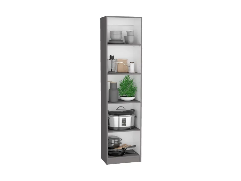 Bibliothèque Home Xs avec étagères à 5 niveaux et design élancé