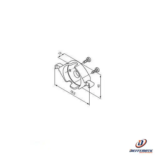 Nice 525.10052 Supporto Neo Taglia Miniature Ø 35 Mm Plastica Da Incastro