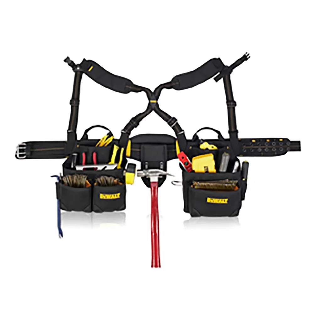 Kit Complet Universel Tablier de charpentier de 19 poches avec bretelle