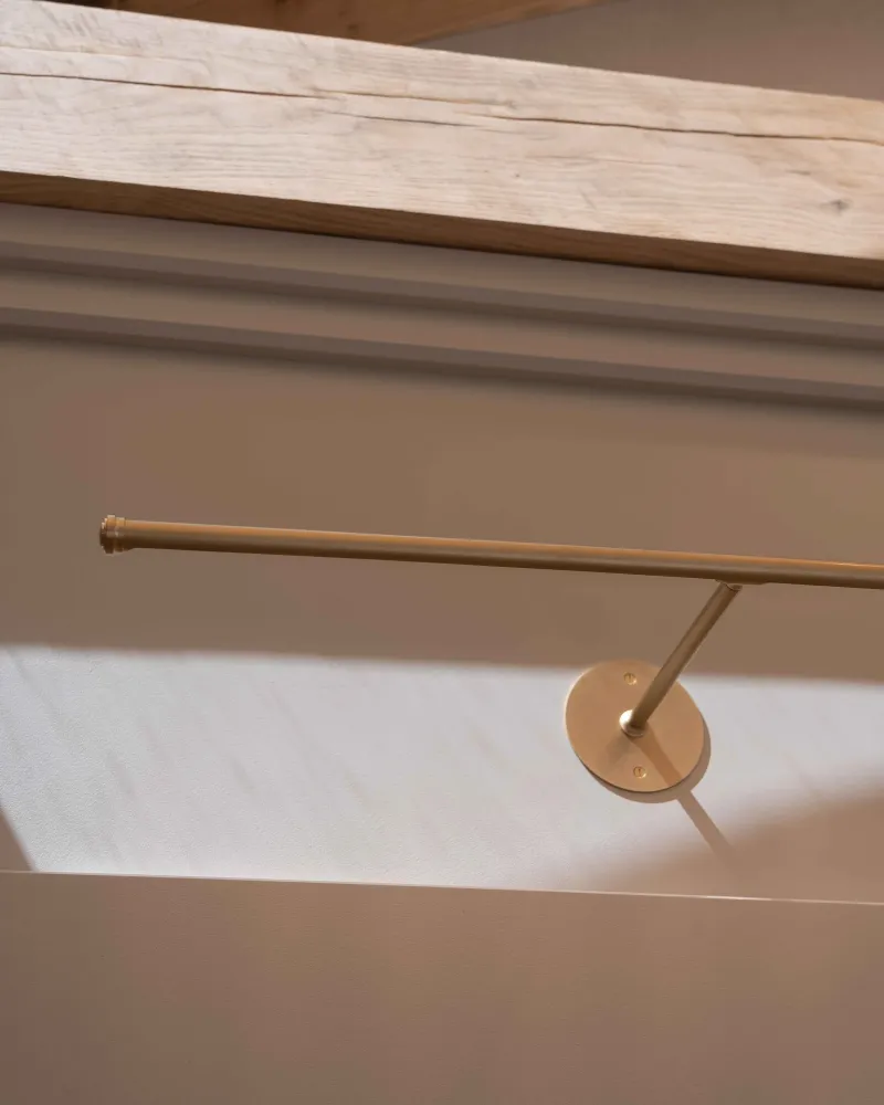 Patère décorative Taylor Applique Murale pour Tableau 580mm - Laiton Âgé