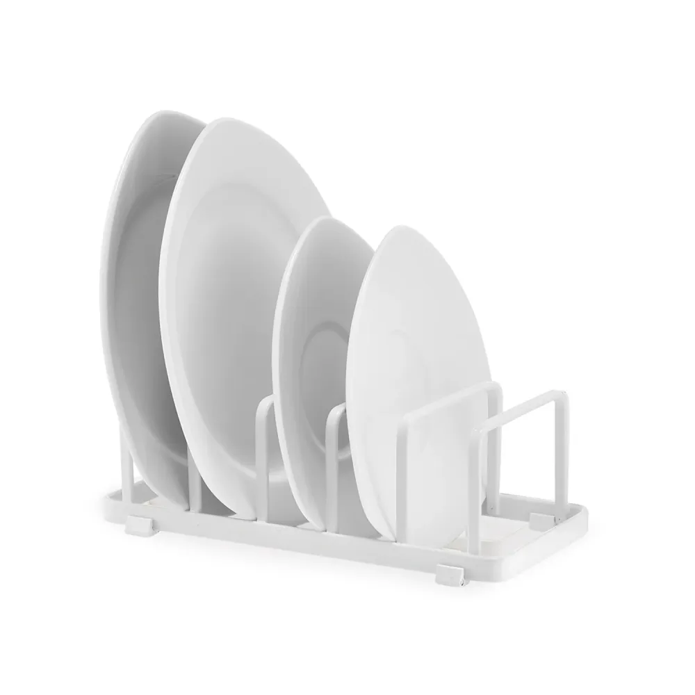 Scolapiatti Metallo Bianco Fino 5 Piatti