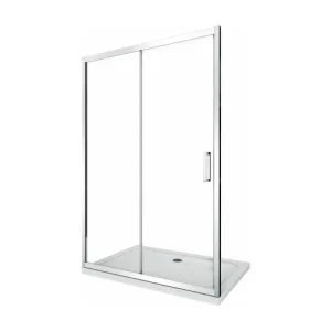 Porte de douche de 6 mm pour installation en niche H.190 avec overture coulissante – 165-170 cm
