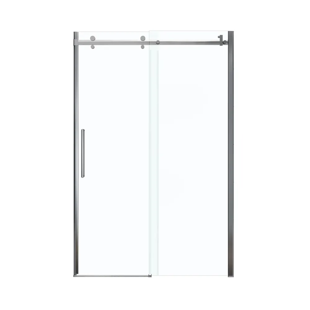 Pro Anti-Panique Porte de douche coulissante Halo, chromé
