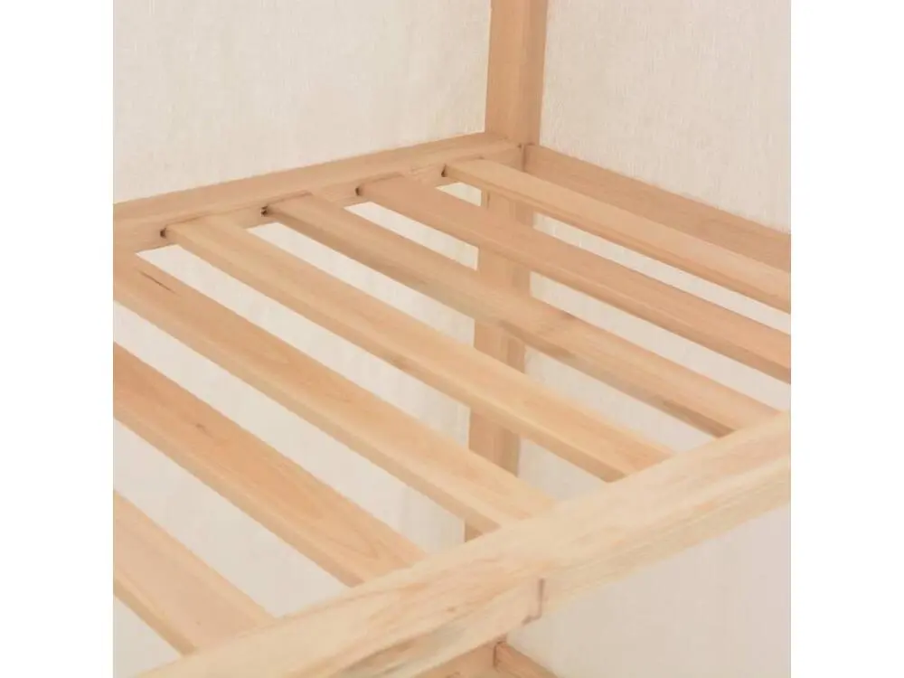 Garde-robe Blanc 79 x 40 x 170 cm Tissu