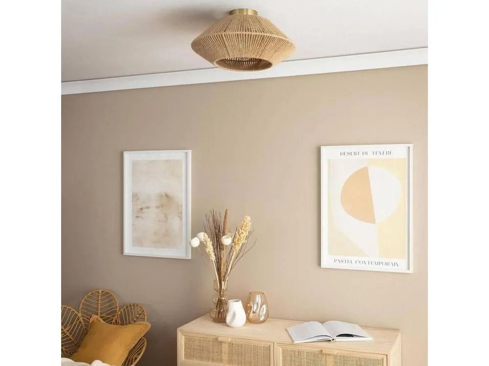 Plafonnier Corde Naturelle Big Moksha Naturel