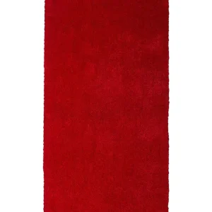Vloerkleed tissu synthétique rood 80 x 150 cm DEMRE
