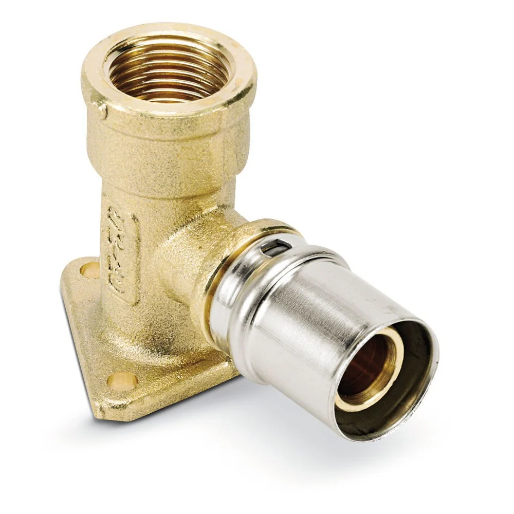 Culasse murale multicouche 16x 1/2" Femelle à sertir Compatible avec Tuyaux 40-100mm