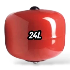 Manuel Vase d'Expansion AQUASYSTEM 24L Rouge - Chauffage Central
