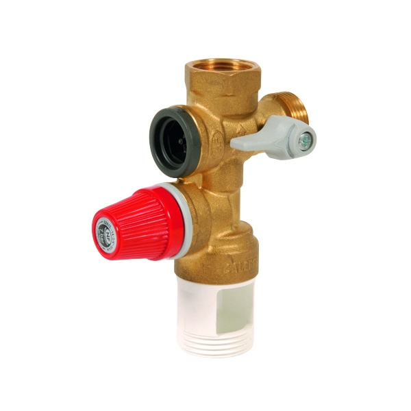 Haute Visibilité Groupe de sécurité pour chauffe-eau droit laiton - 3/4'' - THERMADOR