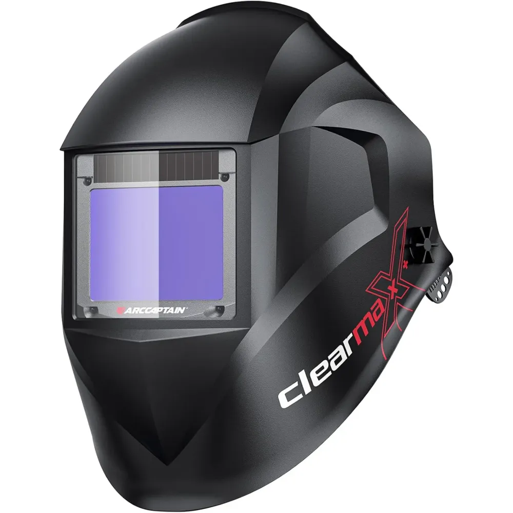 ARCCAPTAIN Internal Control Auto Darkening Welding Helmet Clearmax+ Model avec Semelle Anti-Perforation