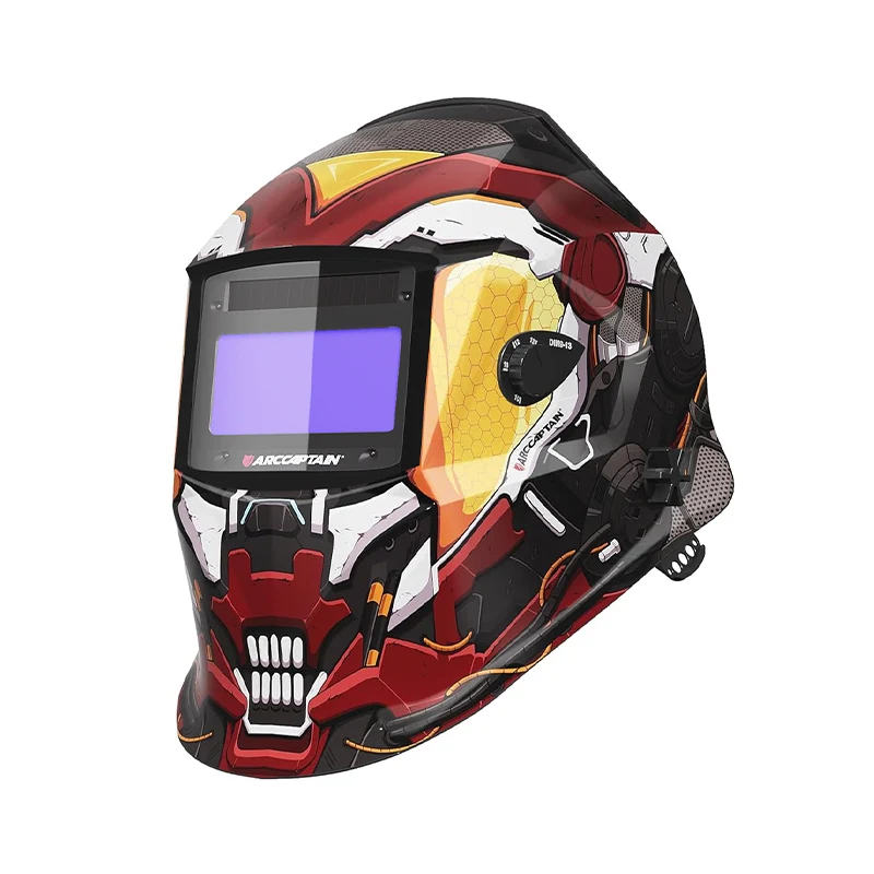 Casque de soudage à obscurcissement automatique Punk Neuron 3,86" × 1,69" casque de couleur vraie