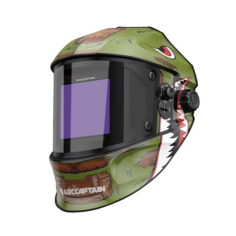 Casque de soudure assombrissant automatique de grande vue 3,94" casque de soudure de couleur vraie de X3.66"