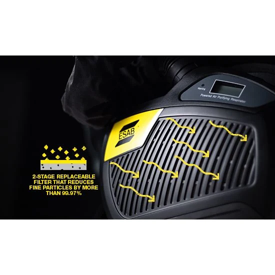 Ensemble de casque de soudage ESAB Savage A40 PAPR 0700002400