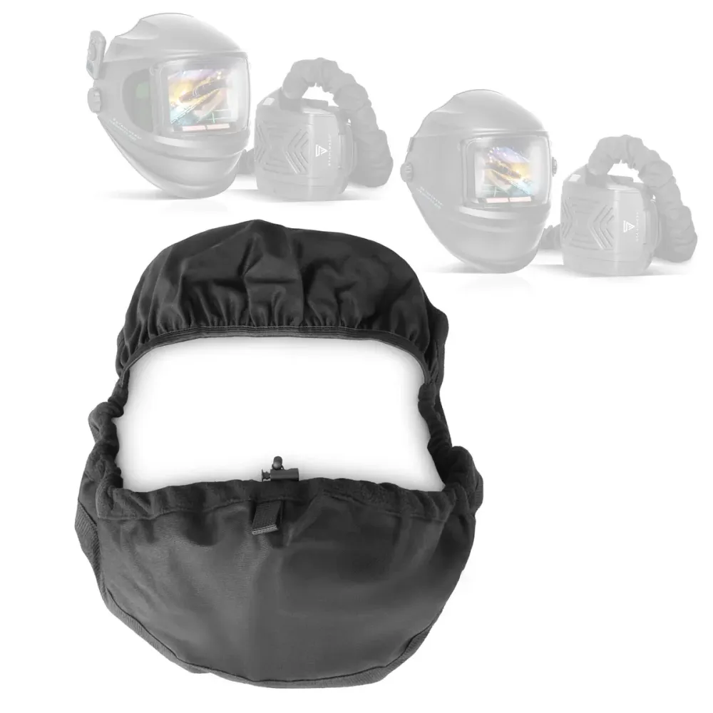 Joint facial STAHLWERK pour casques de soudage avec unité d'air frais | Système de filtration pour casques de soudage à ai...