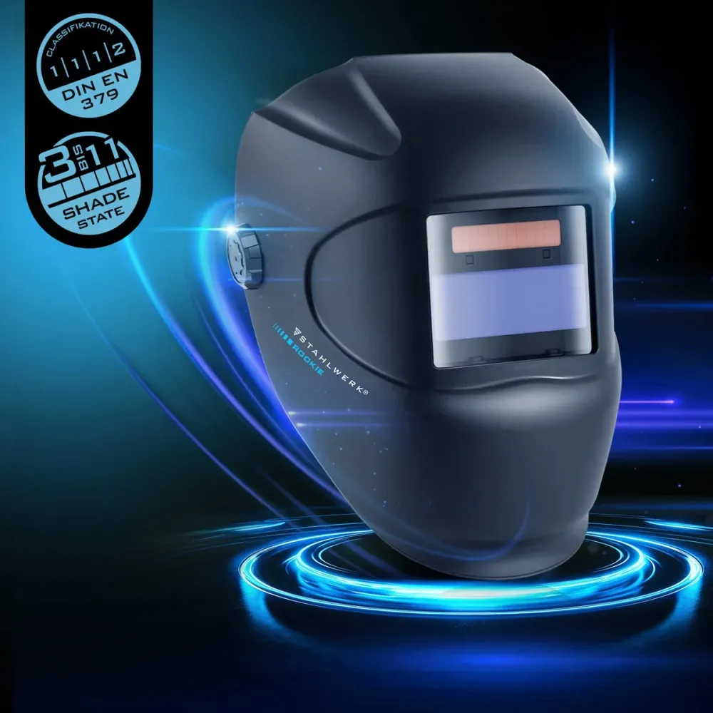 Rookie de casque de soudage automatique de Stahlwerk | Casque de soudage costaud | Signe de soudage | Masque de soudage |...