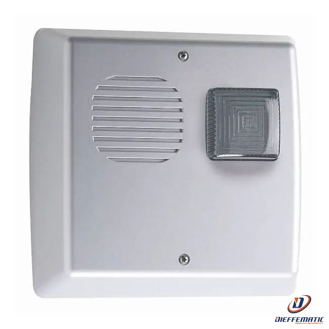 Venitem Triade Ql Acciaio / Fumè 20.204.309 Sirena Da Esterno Antintrusione Alimentation 230V