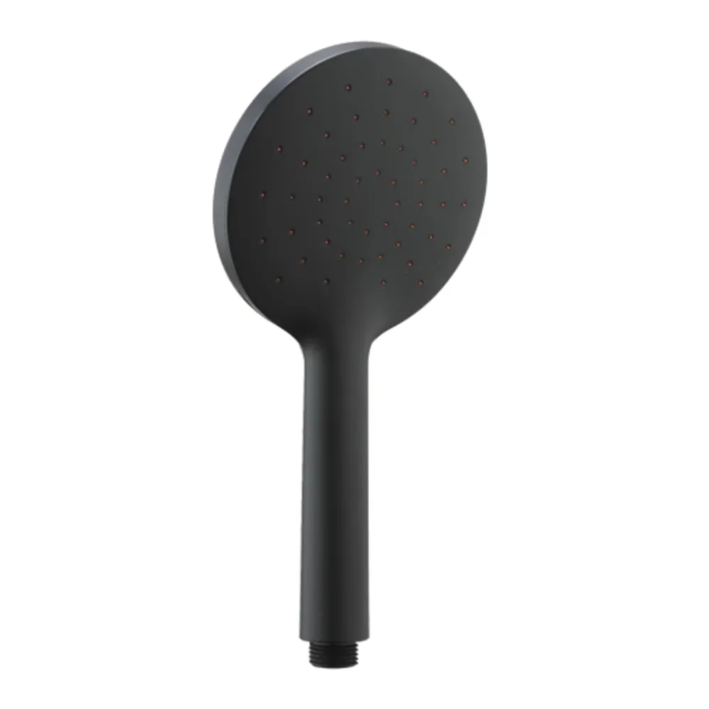 Douchette monogoutte en ABS avec buses anticalcaire modèle RockBlack couleur noir