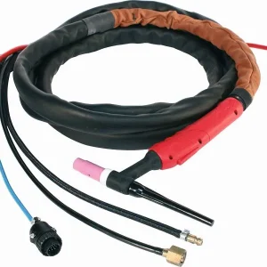 Paquet de tuyaux ELMAG TIG SR 18/8m - HF U/D pour TIG SOUND avec refroidissement par eau 35/50mm² avec commande de puissan...