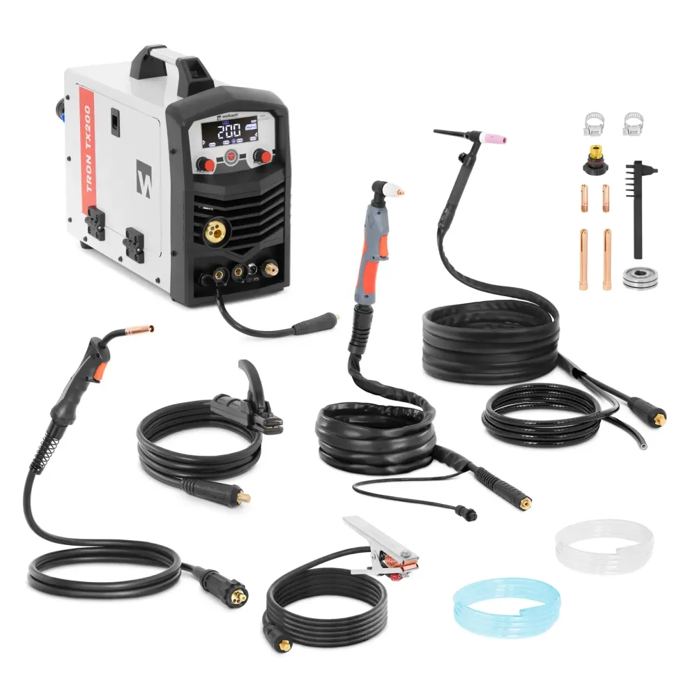 Poste à souder professionnel combiné MIG MAG 200 MMA cut 50 TIG LIFTARC acier au carbone blanc 14_0009665