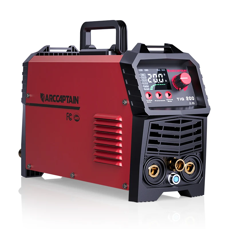 Soudeuse TIG DC ARCCAPTAIN TIG200, soudeuse légère IGBT avec onduleur HF TIG/Stick