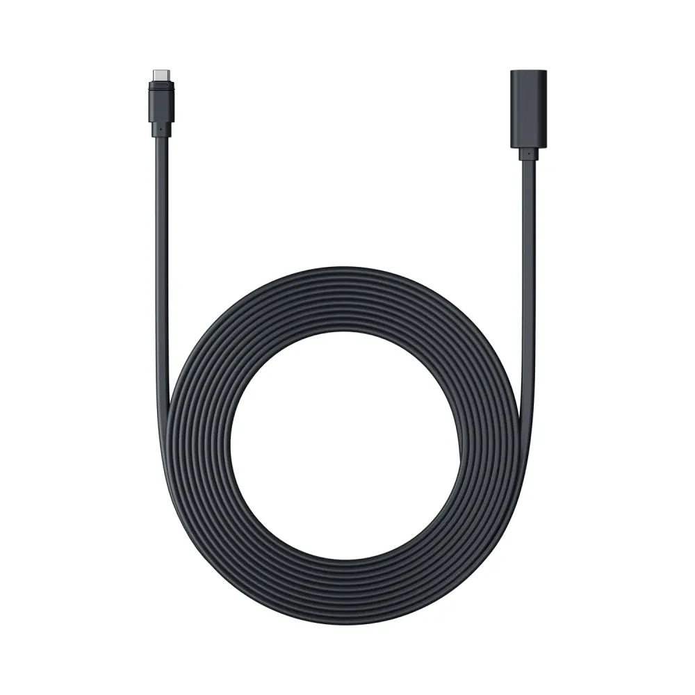 Câble de rallonge USB-C de 3 m (Panneaux solaires USB TYPE-C, adaptateur PoE+) avec protection contre les surtensions 900J...