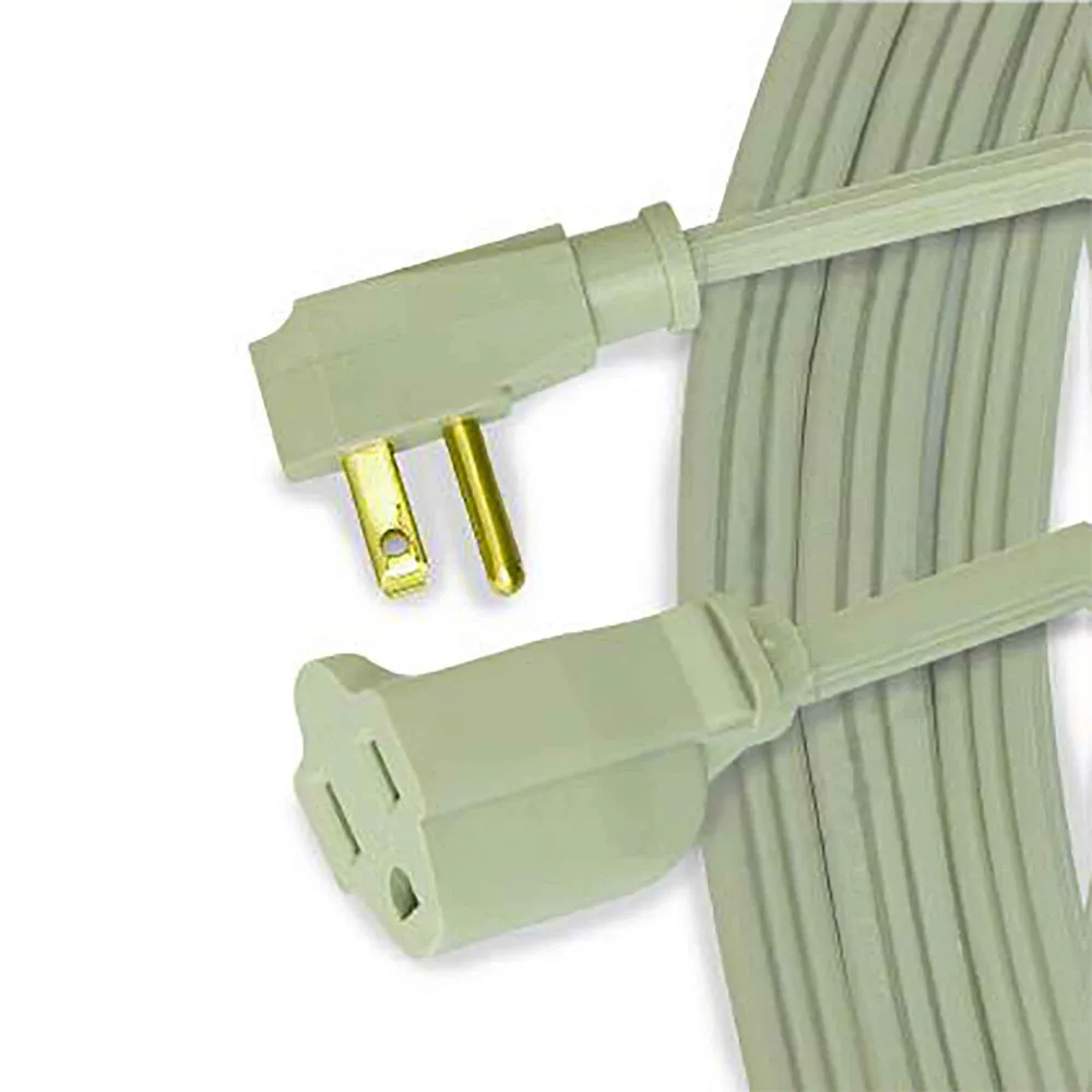 Rallonge électrique à cordon 16/3 SPT-3 de 2 m à 1 prise, naturel