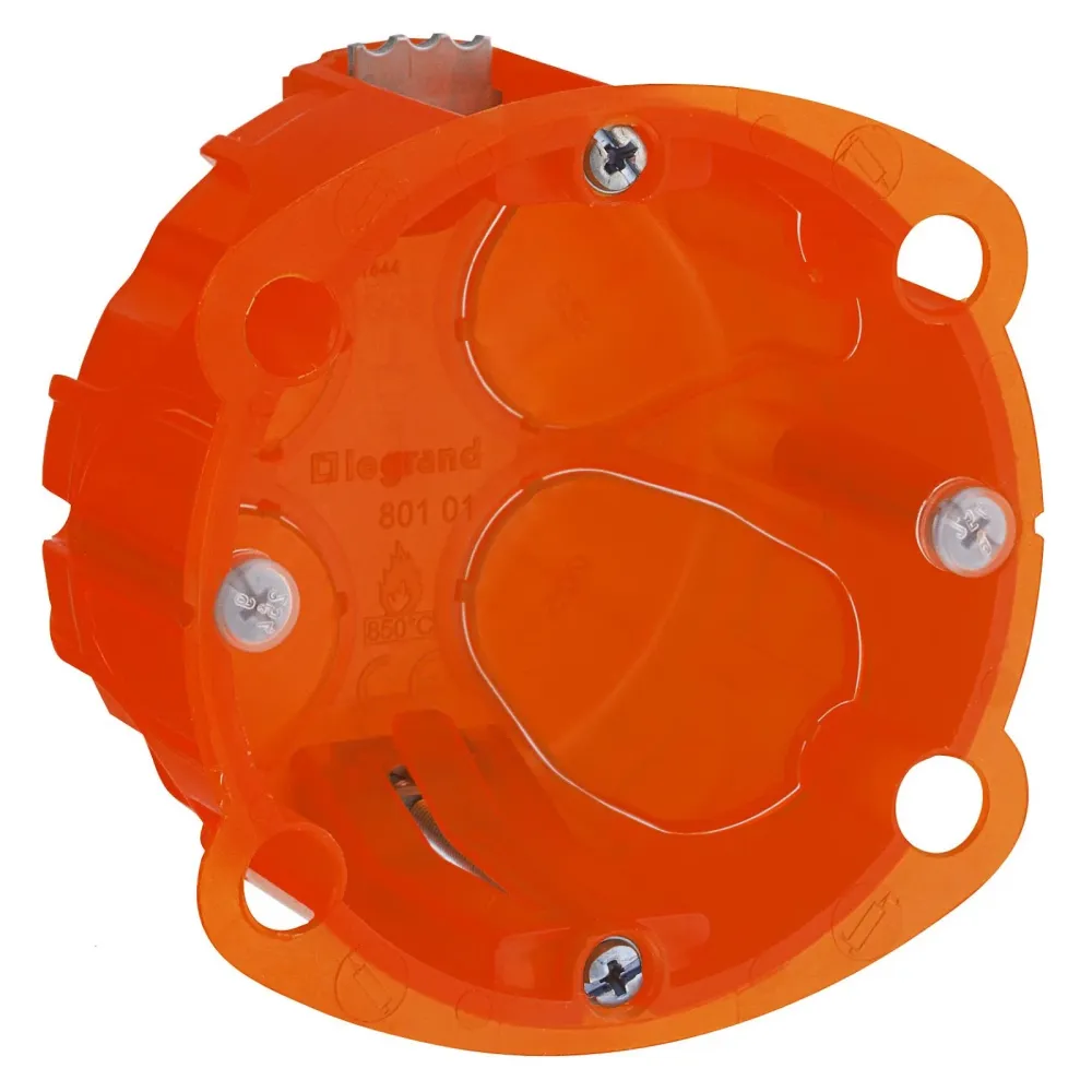BOITE ENCASTREMENT POLYVALENT MATERIAUX 40MM avec traitement fongicide