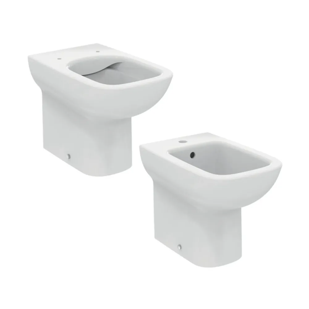 Sanitaire encastré avec siège à fermeture douce collection Life Ideal Conventionnel (Classe A1)