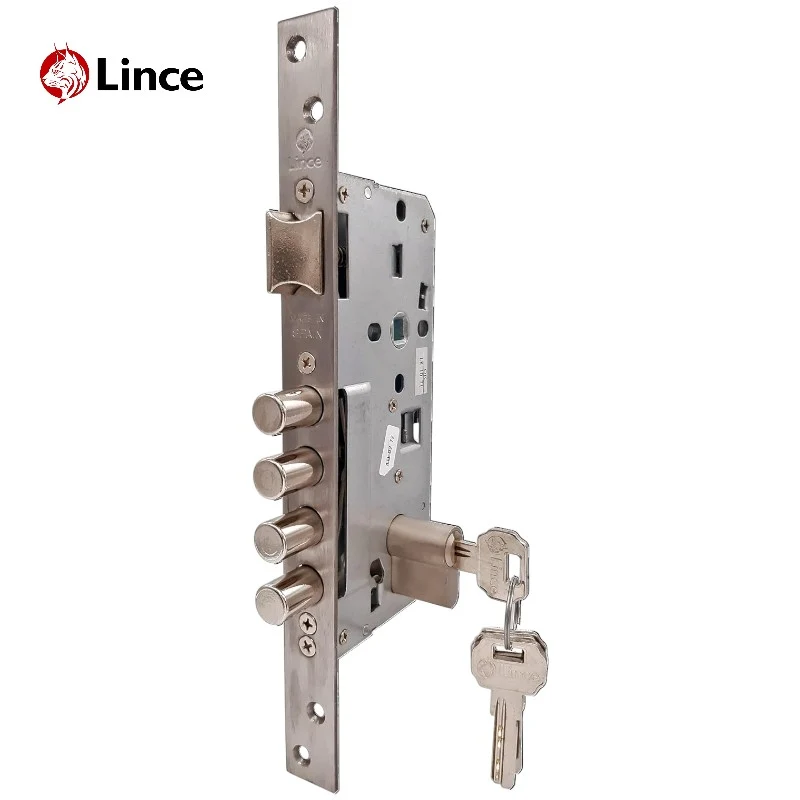 Serrure Encastrée LINCE 32403S/H Inox (Classe A1)