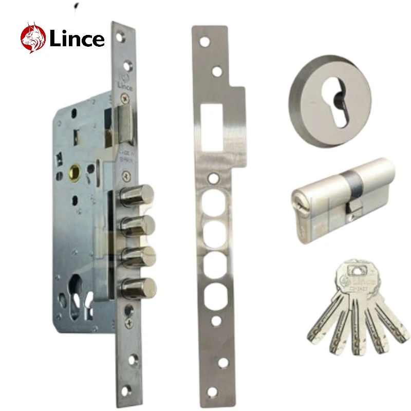 Serrure Encastrée LINCE 32403S/H Inox (Classe A1)