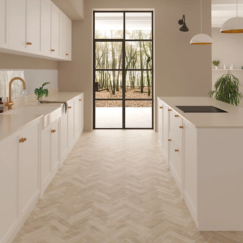 carrelage sol / mur effet zellige bejmat chamois 6x24,6 cm mate ARGILE SIENA (vendu par boite de 0.50m2)