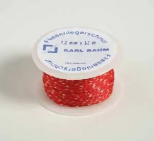Cordon à carreaux en polyester Karl Dahm tressé rouge/jaune. 50 m 12 mm d'épaisseur 10321 magasiner à bas prix