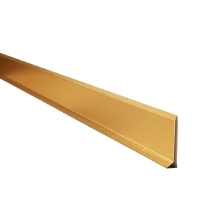 Plinthe décorative pour mur Ilcom F Or satiné - 60mm x 2700mm x 0,65 ep.
