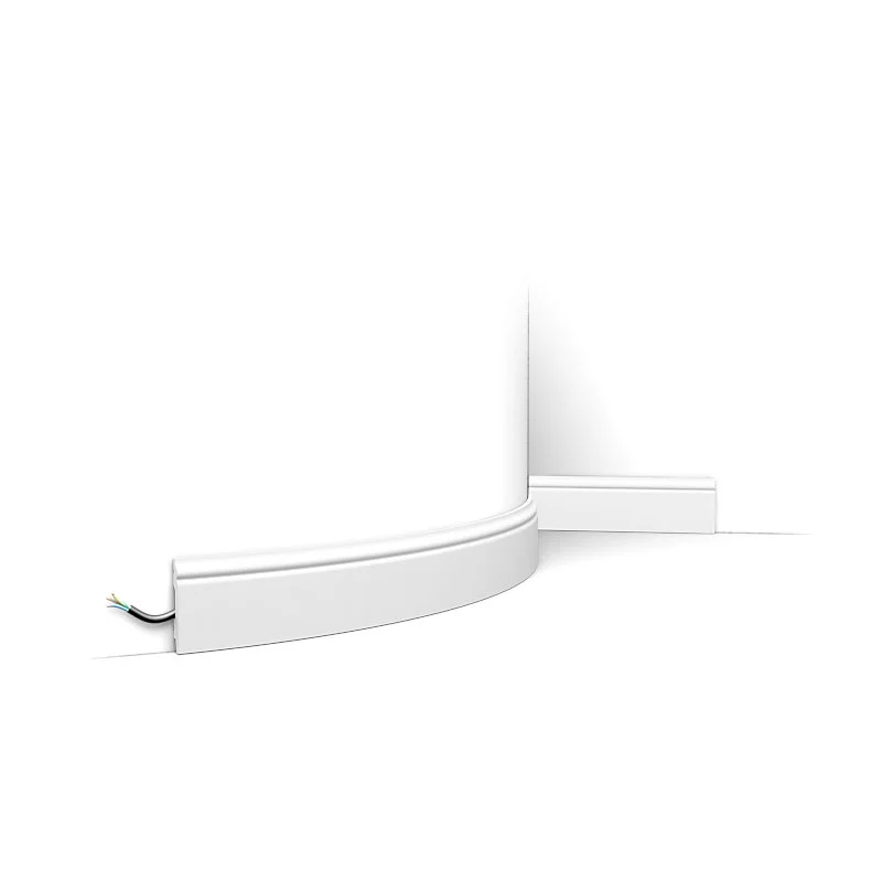 Plinthe SX165F flexible élégante, traditionnel aux courbes douces - L200 x H6,9 x l1,1 cm - ORAC DECOR