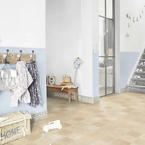 Revêtement sol VINYLE Tarkett Pluton effet carrelage 4m (vendu au m²)
