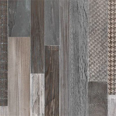 Revêtement sol VINYLE Texline Westwood gris 4m (vendu au m²)