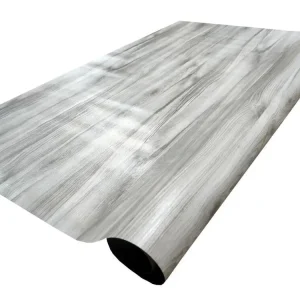 Sol PVC| 140X100CM| Compotion 50% PVC / 50% Vinyle| Linoleum| Revetement PVC| Imitation Parquet| Chene Gris