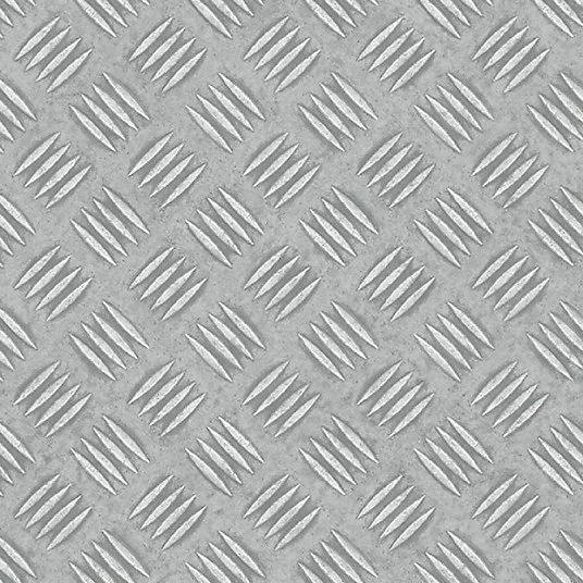Sol Vinyle First - Imitation tôle métallique Grain de Riz - Rouleau de 4m x 28m